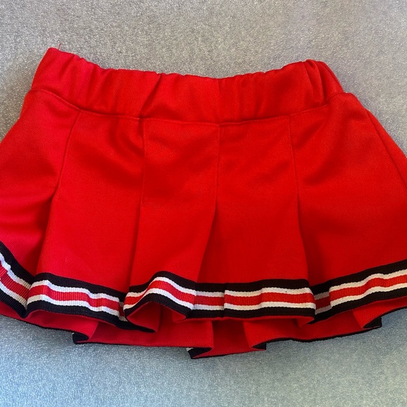 NCAA Georgia Bulldogs UGA Cheerleader Skirt Girls 12 Months - Picture 3 of 4